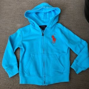 Boys 4T Ralph Lauren Zip Up Hoodie